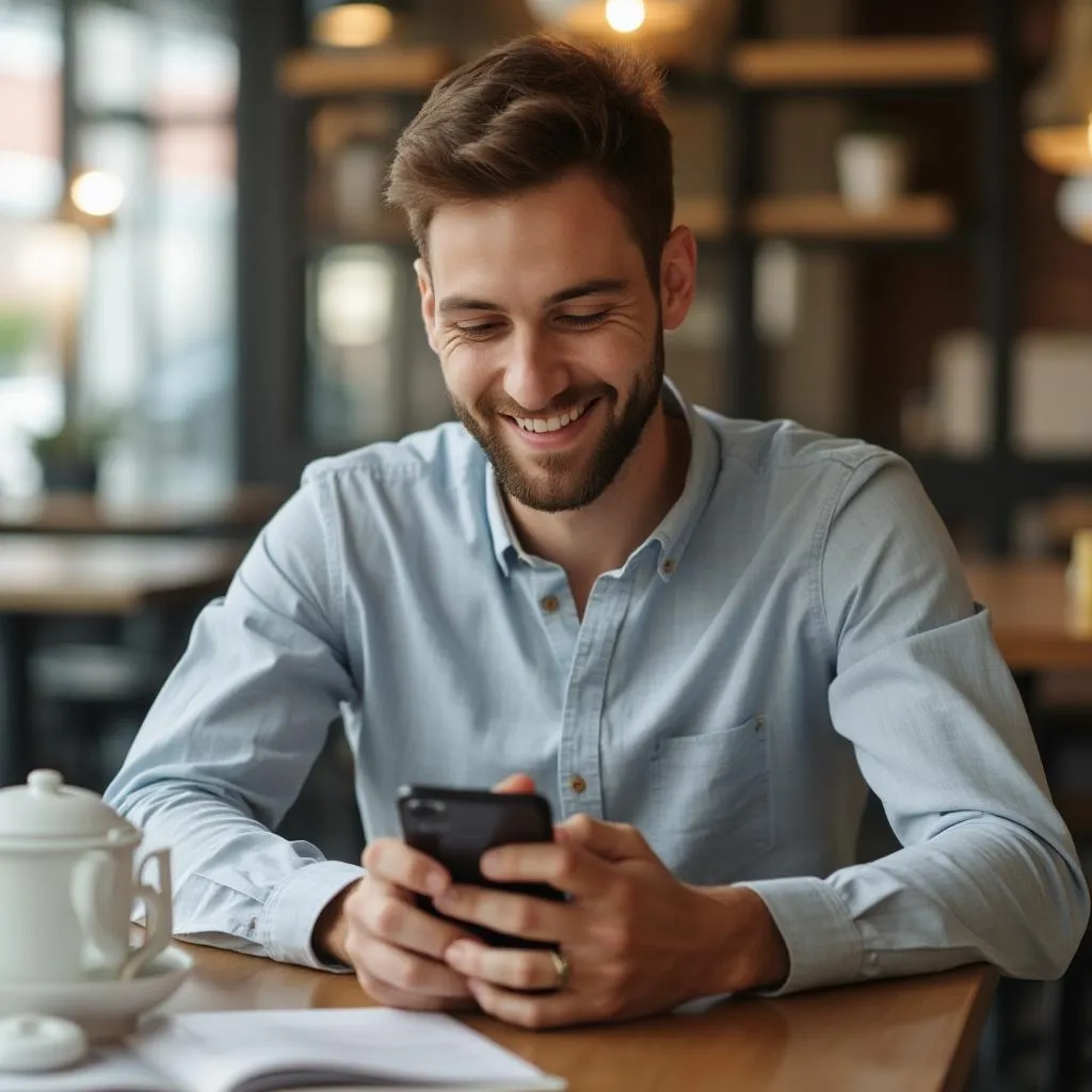 Jeune professionnel utilisant FinanceAI